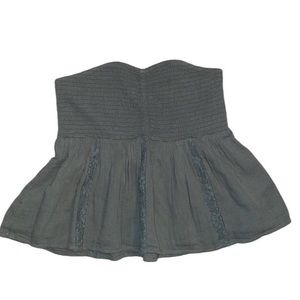 Green American Eagle Strapless Tank Top